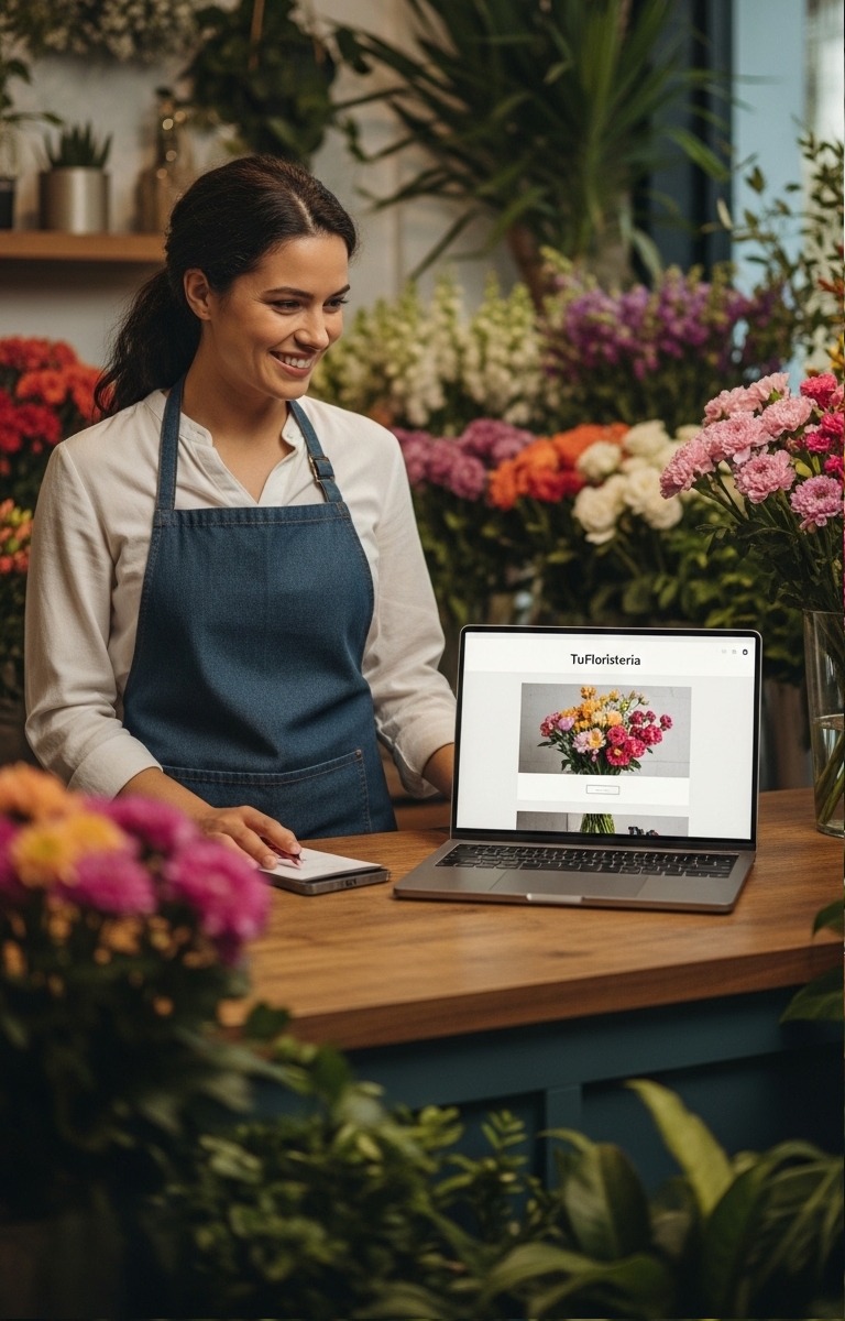 Due&ntilde;a de florister&iacute;a