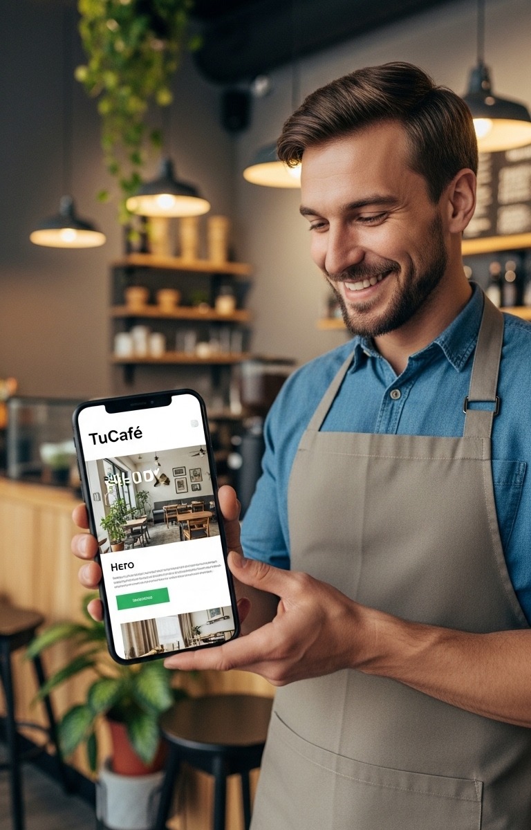 Due&ntilde;o de un caf&eacute;